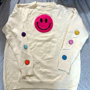 Smiley face sweater